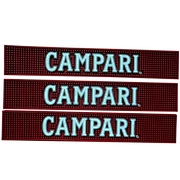 Tapete de barra de PVC com logotipo personalizado Campari para produtos de mercadorias de marketing e promoção